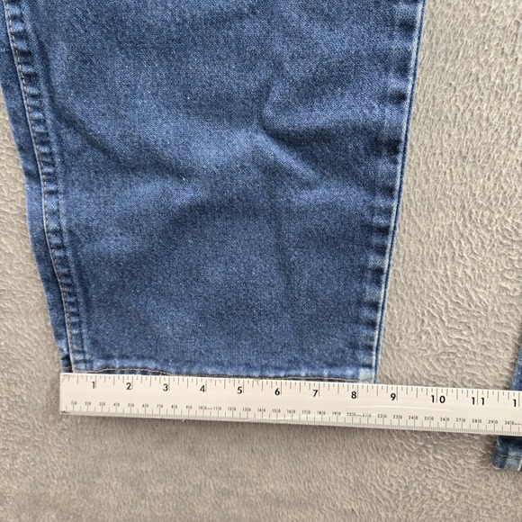 Wrangler Men Jeans 38X36 Blue Denim Cowboy Cut Classic Button 34" Inseam - Picture 8 of 10